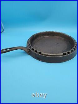 PRE-GRISWOLD ODORLESS SKILLET CAST IRON withPATENT DATE OCT 17, 1893