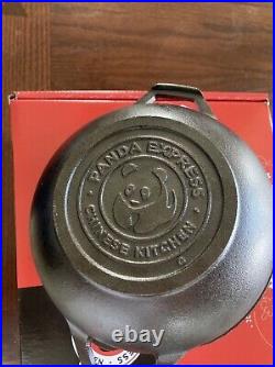 Panda Express Mini Wok from Lodge Cast Iron LIMITED EDITION VERY RARE SEALED