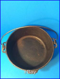 Pat'd 1920 Griswold Wagner Ware Tite-Top Cast Iron Dutch Oven No. 10