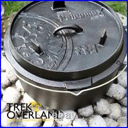 Petromax Dutch Oven / Potje Pot Cast Iron Camping Cooking Pot 8-14 People ft9