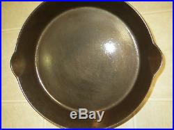 Pre Griswold ERIE No. 10 Cast Iron Skillet with HR
