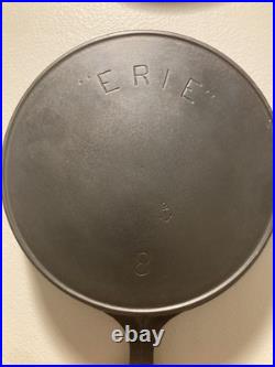 Pre Griswold Erie #8 Cast Iron Skillet with Anchor Maker's Mark