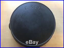 Pre Griswold Erie #8 Deep Skillet With Heat Ring