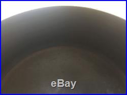 Pre Griswold Erie #8 Deep Skillet With Heat Ring
