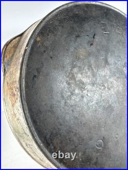 Pre Griswold Erie #9 Second Series Cast Iron Skillet
