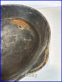 Pre Griswold Erie #9 Second Series Cast Iron Skillet