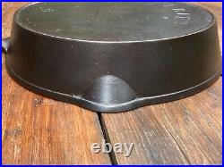 Pre Griswold Erie #9 Second Series Cast Iron Skillet with Shield Maker's Mark