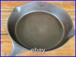 Pre Griswold Erie Cast Iron Second Series #8 Skillet with A Maker's Mark