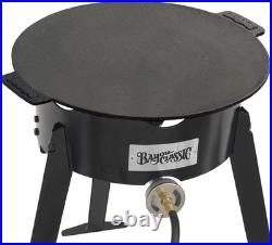 Pre-Seasoned Cast Iron Discada with Detachable Legs 17 Cook-Top
