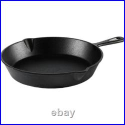 Pre-Seasoned Heavy Duty Cast Iron Nonstick Skillet Camping Kitchen Cooking Pan