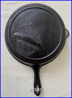Primitive 1800's #8 Restored Cast Iron Skillet Gate Mark Heat Ring Single Spout