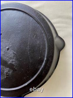 Primitive 1800's #8 Restored Cast Iron Skillet Gate Mark Heat Ring Single Spout