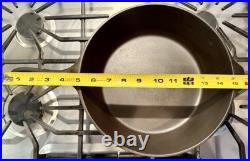 Pristine Lodge Cast Iron Chicken Fryer #8 + Lid, 3 Notch Ring, 10.25, 1945-55