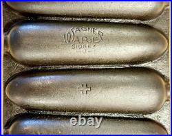 Pristine Senior Wagner Ware Krusty Korn Kobs 15 x 7 Cast Iron Pan, Pat. 1920 Pristine Senior Wagner Ware Krusty Korn Kobs 15 x 7 Cast Iron Pan, Pat. 1920