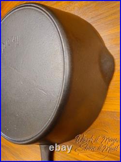 Puritan #8 1/2 Vintage Restored Cast Iron Chicken Fryer Skillet