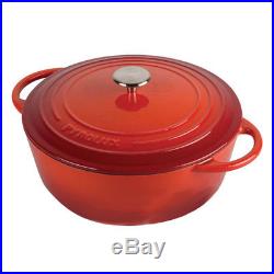 Pyrolux Pyrochef Cast Iron Casserole Stock Pot Combo 20cm/2L 28cm/6L Cookware