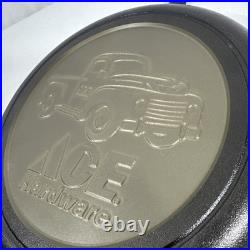 RARE 1 of 1 Machined Prototype Lodge Cast Iron Skillet Ace Hardware Advertising