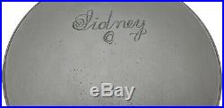 RARE #11 SIDNEY Script BIG Logo Cast Iron Skillet Erie Ghost HTF