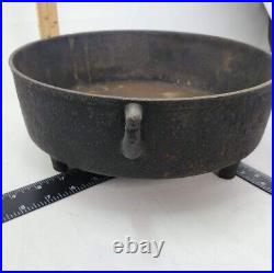 RARE! 1800's SAVERY & CO 2 1/2 CAST IRON CAULDRON? GATE MARK? KETTLE POT 3 LEGS