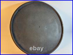 RARE 1890s Plated ERIE Griswold cast iron dutch oven #8 833 with lid #8 837
