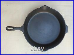 RARE! 1940s Griswold Milled Bottom Electric Stove Cast Iron Skillet No. 10 732