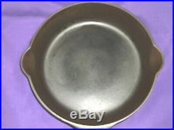 RARE #5 GRISWOLD CAST IRON BLOCK HR SKILLET with SCARCE LOW DOME RAISED LETTER LID