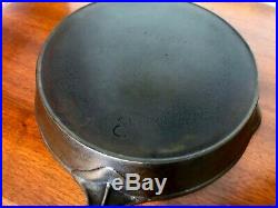 RARE #8 SIDNEY Script Cast Iron Skillet Ghost Pre Wagner