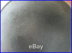 RARE #8 SIDNEY Script Cast Iron Skillet Ghost Pre Wagner