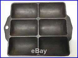 RARE Antique GRISWOLD Cast Iron FRENCH ROLL PAN 6140 Erie #17 RARE