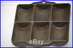 RARE Antique GRISWOLD Cast Iron FRENCH ROLL PAN 6140 Erie #17 RARE