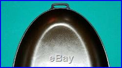 RARE! BeautifulGriswold No. 15 Oval Skillet With RARE No. 15 Oval Skillet Cover/Lid