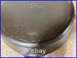 RARE Cast Iron Wagner Ware 5 Star HINGED Skillet & Lid Set 1403 cleaned/Seasoned