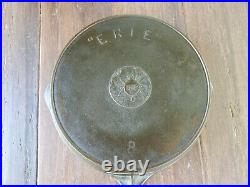 RARE Erie #8 Spider Cast Iron Skillet Restored