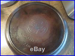 RARE GRISWOLD CAST IRON Skillet SHIPPING INCLUDED Frying Pan # 9 LRG SLANT LOGO