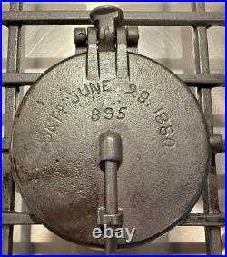 RARE Griswold Cast Iron Rosette Press, 895 & 995, Pat. June 29 1880, Erie PA