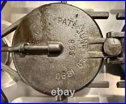 RARE Griswold Cast Iron Rosette Press, 895 & 995, Pat. June 29 1880, Erie PA