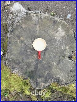 RARE Griswold No. 0 Red Enameled Skillet