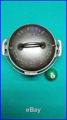 RARE! Griswold No. 6 Tite Top Dutch Oven WithTrivet. Excellent Restored Condition