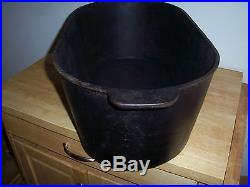 RARE Griswold cast iron ham boiler oval roaster