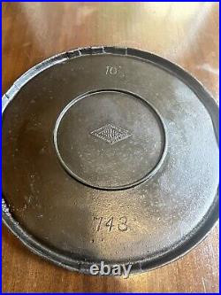 RARE! GriswoldDIAMOND LOGO1905-1906743#16 Cast Iron GriddleOnly Made 1 Yr