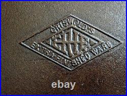 RARE! GriswoldDIAMOND LOGO1905-1906743#16 Cast Iron GriddleOnly Made 1 Yr