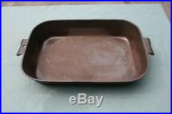 RARE HTF Antique Wagner Ware Cast Iron Baking Pan OLD Cake Pan #1508