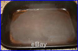 RARE HTF Antique Wagner Ware Cast Iron Baking Pan OLD Cake Pan #1508