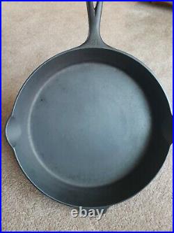 RARE Hanks #12 Cast Iron Skillet