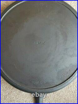 RARE Hanks #12 Cast Iron Skillet