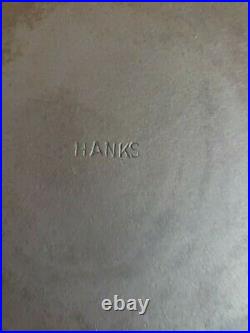 RARE Hanks #12 Cast Iron Skillet