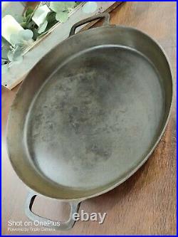 RARE LARGE GRISWOLD ERIE #20 Cast Iron Skillet WithHeat Ring No Cracks