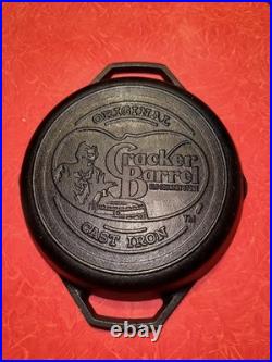 RARE Lodge 10 In Dual Handle Cast Iron Skillet L10SKL CB Cracker Barrel UNUSED RARE Lodge 10 In Dual Handle Cast Iron Skillet L10SKL CB Cracker Barrel UNUSED