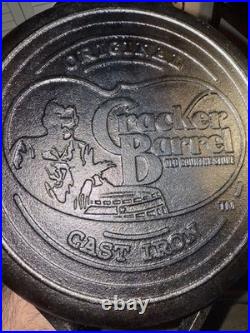 RARE Lodge 10 In Dual Handle Cast Iron Skillet L10SKL CB Cracker Barrel UNUSED RARE Lodge 10 In Dual Handle Cast Iron Skillet L10SKL CB Cracker Barrel UNUSED