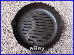 RARE Martin Stove And Range Perfection #8 Cast Iron Broiler Skillet Florence